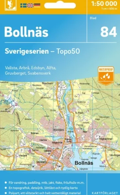 84 Bollnäs Sverigeserien Topo50
