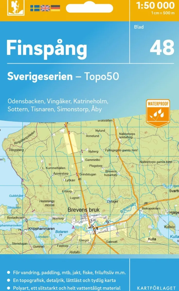 48 Finspång Sverigeserien Topo50