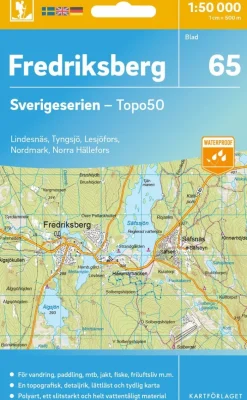 65 Fredriksberg Sverigeserien Topo50