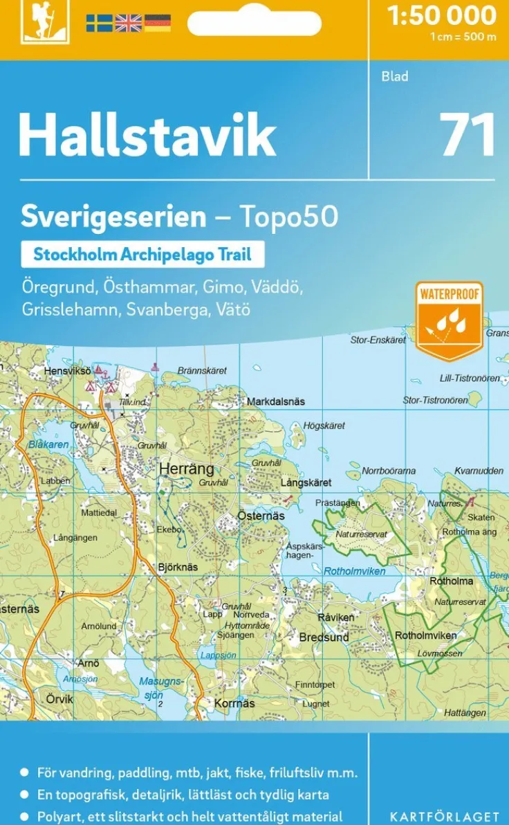 71 Hallstavik Sverigeserien Topo50