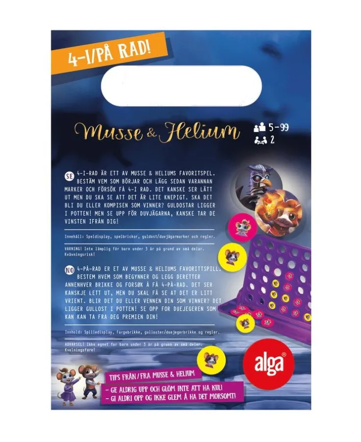 4 i rad Musse & Helium