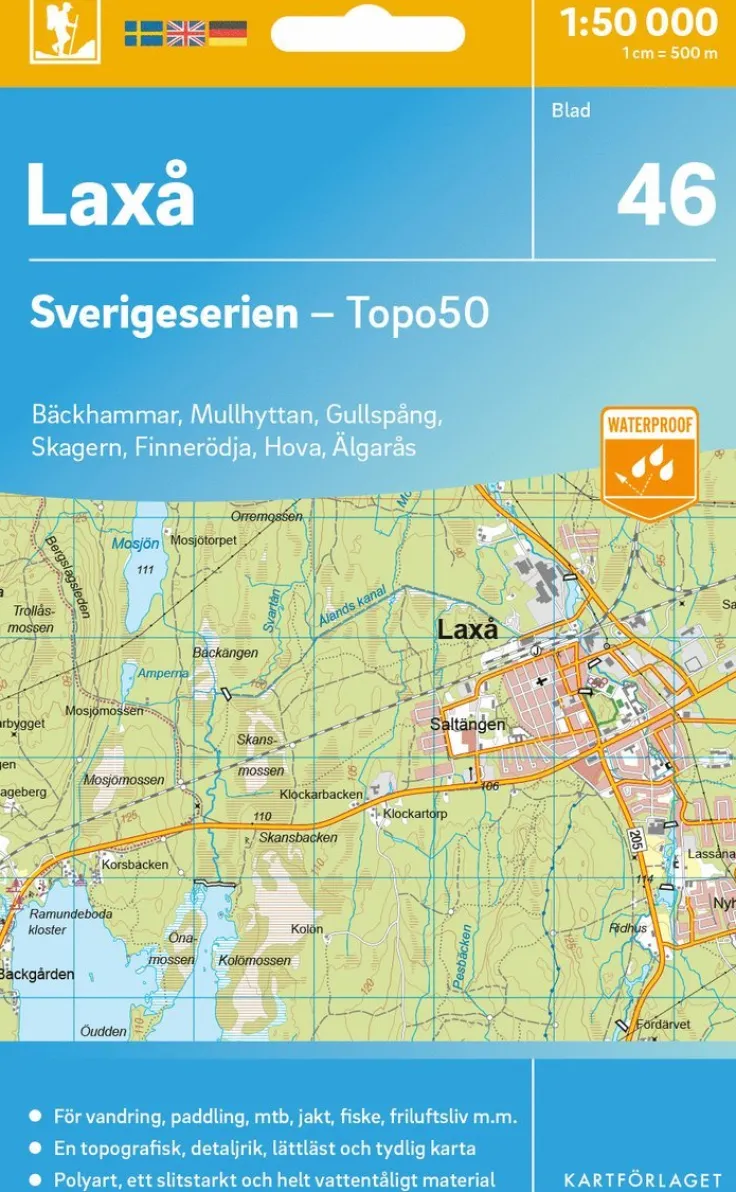 46 Laxå Sverigeserien Topo50