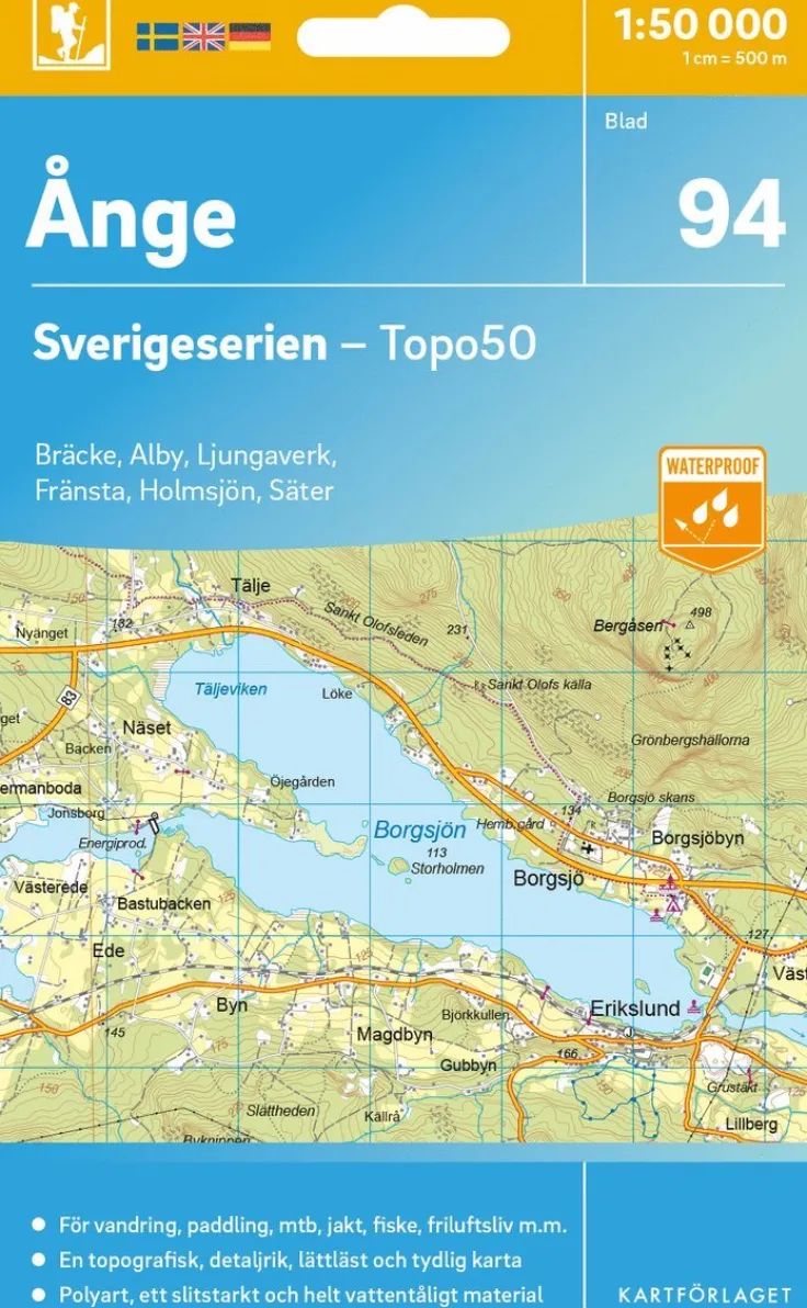 94 Ånge Sverigeserien Topo50