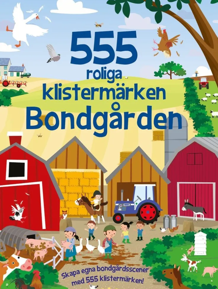 555 roliga klistermärken. Bondgården