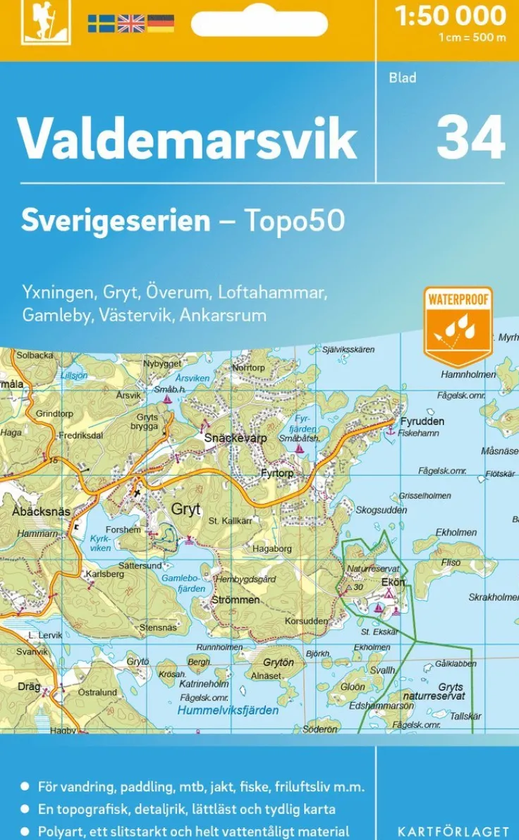 34 Valdemarsvik Sverigeserien Topo50