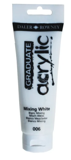 Akrylfärg Graduate 120ml blandningsvit