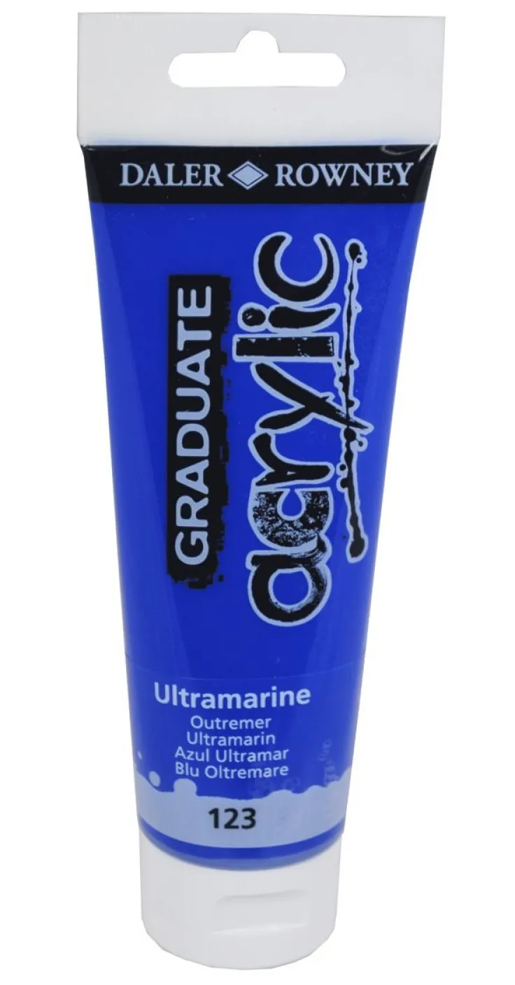 Akrylfärg Graduate 120ml ultramarin