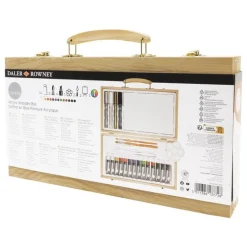 Akrylfärg Simply träväska 26 delar