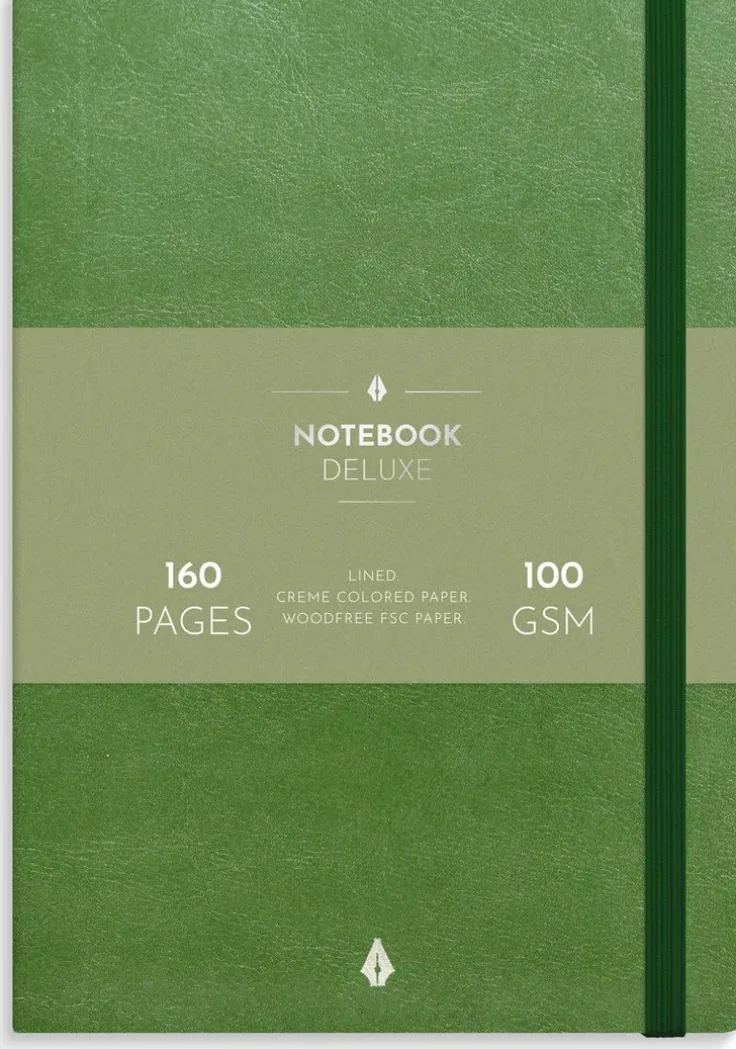 Anteckningsbok A5 Deluxe grön