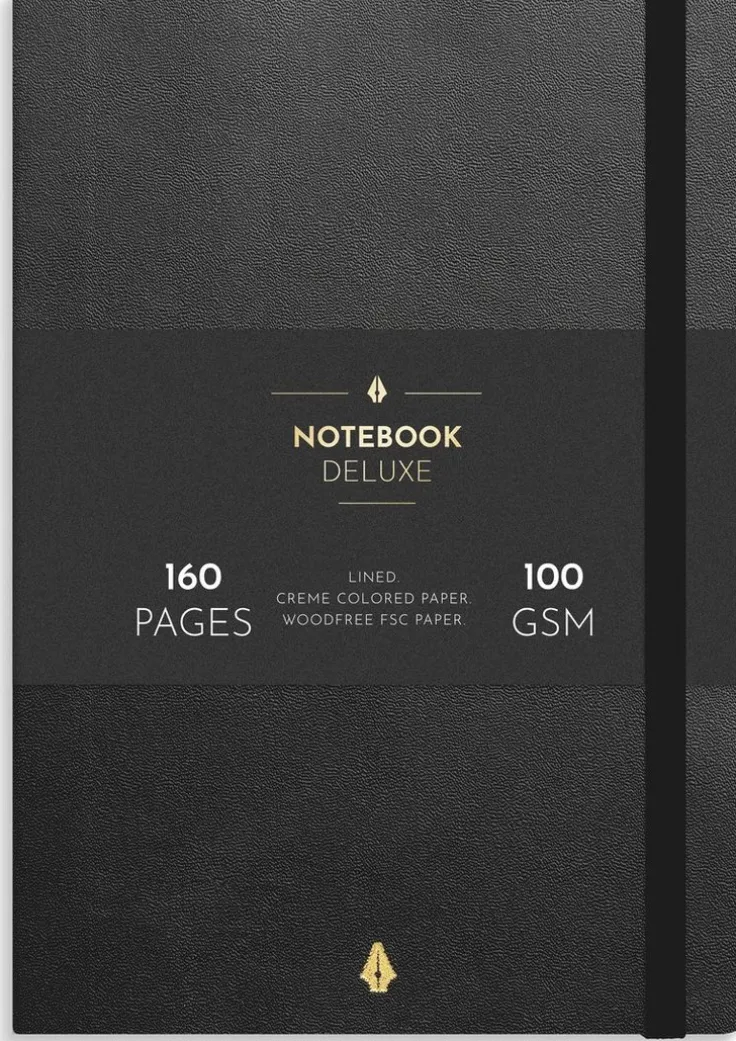 Anteckningsbok A5 Deluxe svart