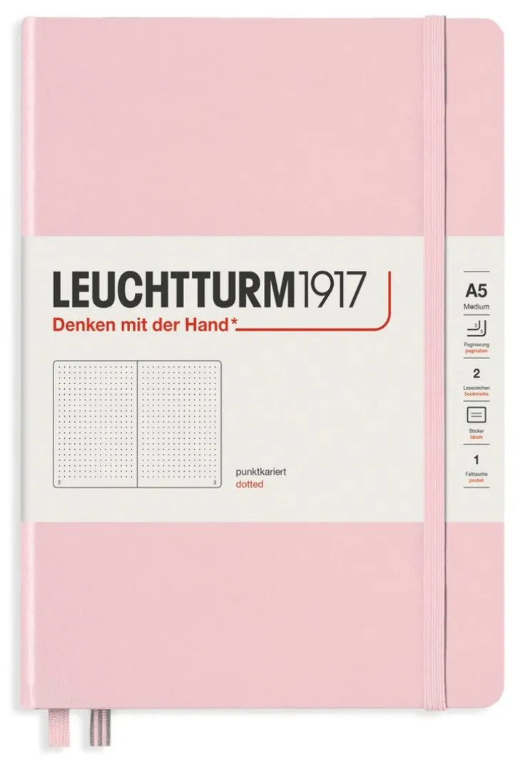Anteckningsbok A5 Leuchtturm1917 dotted Powder