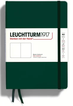 Anteckningsbok A5 Leuchtturm1917 olinjerad Forest Green