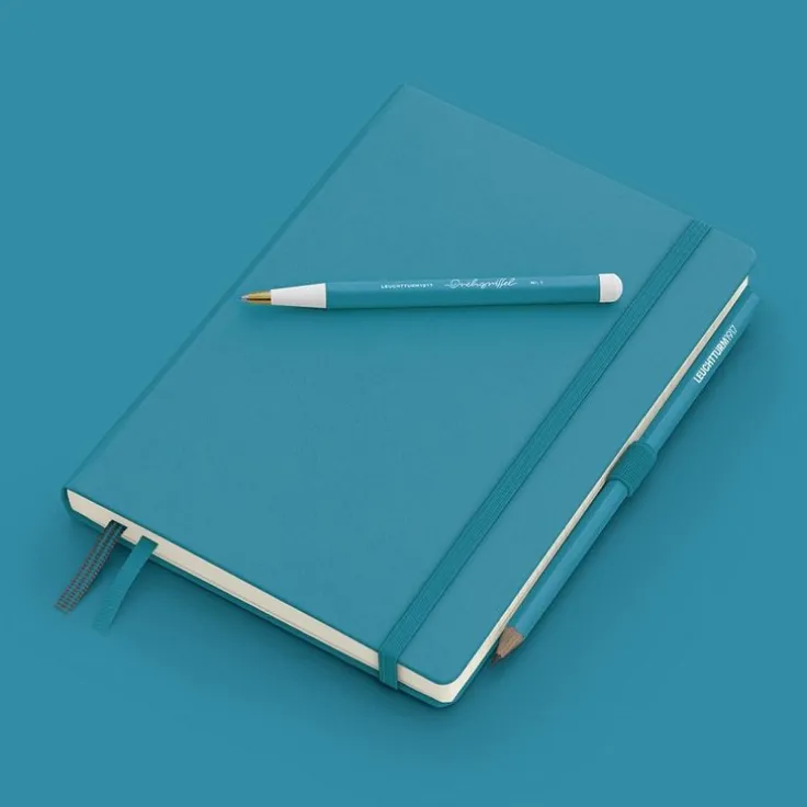 Anteckningsbok A5 Leuchtturm1917 olinjerad Stone Blue