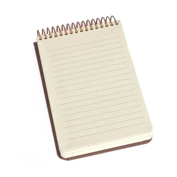 Anteckningsbok A6 linjerad brun