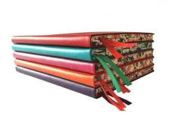 Anteckningsbok A5 linjerad mjuk pärm Artisan röd