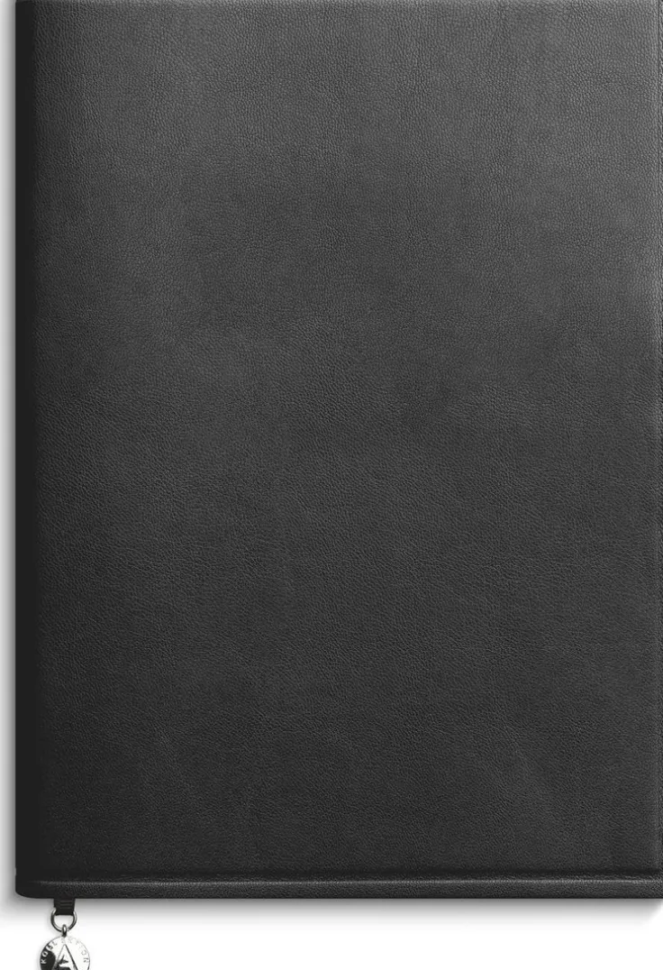 Anteckningsbok A5 olinjerad soft svart