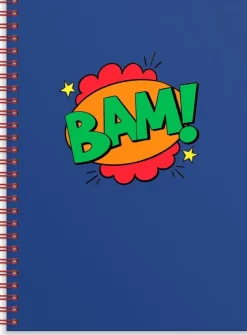 Anteckningsbok A5 wire-o linjerad Kapow