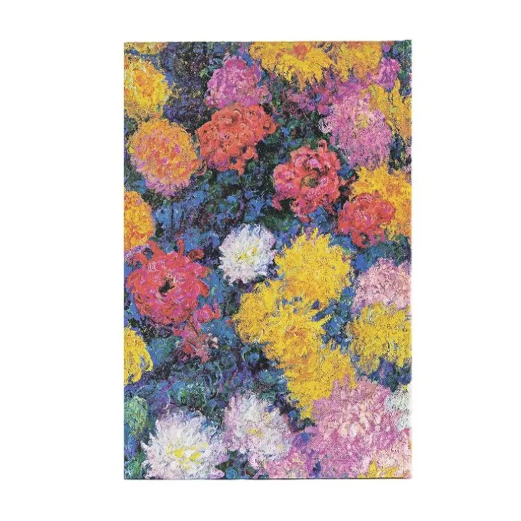 Anteckningsbok Paperblanks Mini olinjerad - Monet's Chrysanthemums