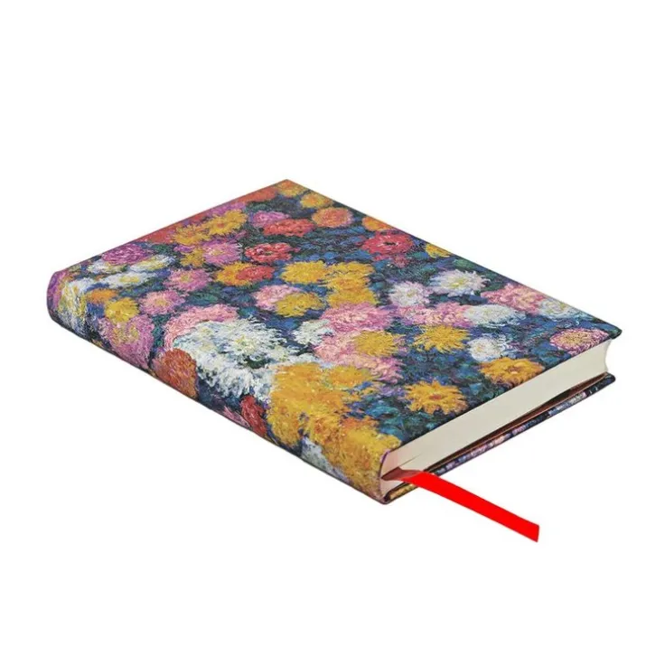 Anteckningsbok Paperblanks Mini olinjerad - Monet's Chrysanthemums