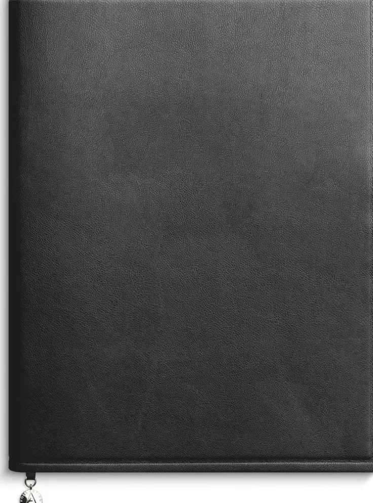 Anteckningsbok 19x25 linjerad soft svart