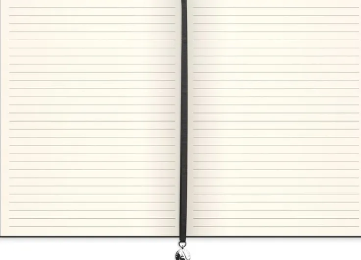 Anteckningsbok 19x25 linjerad soft svart