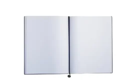 Anteckningsbok 19x25 olinjerad soft marinblå