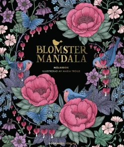 Blomstermandala : målarbok