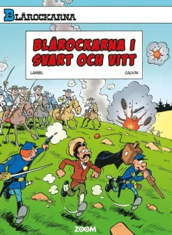 Blårockarna i svart och vitt