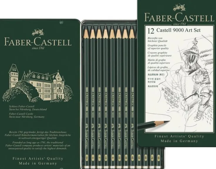 Blyertspenna Castell 9000 12-pack