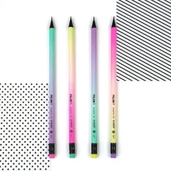 Blyertspenna HB med radertopp Milan Sunset