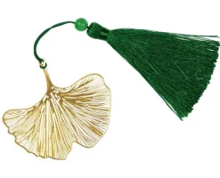 Bokmärke i metall Ginko