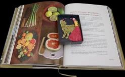 Bokmärke i metall Katt