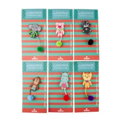 Bokmärke Läskompis textil - 6 motiv