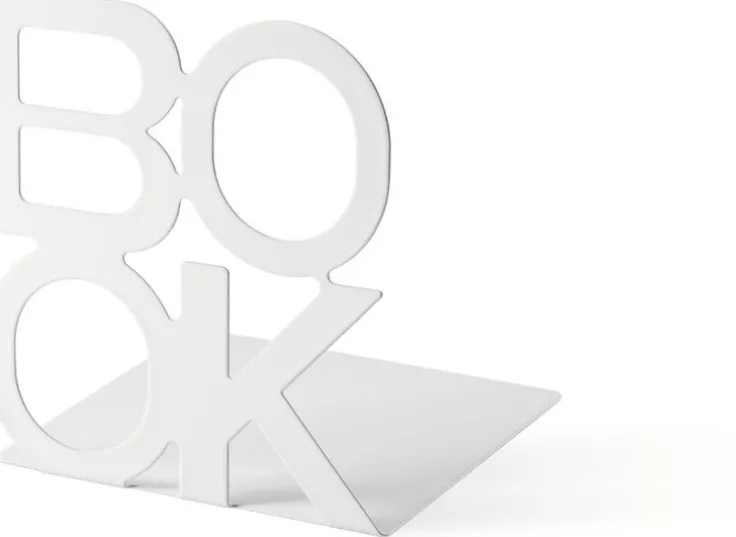 Bokstöd Book 2-pack vit