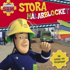 Brandman Sam. Stora målarblocket
