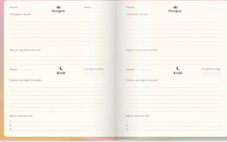 Dagbok morgon och kväll