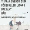Det är något genant att vi från svensk sida förefaller ligga i bakkant här : Sverige efter Afghanistans fall