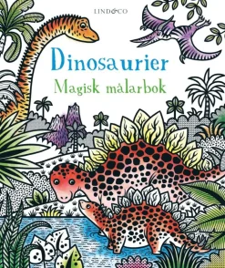 Dinosaurier : magisk målarbok
