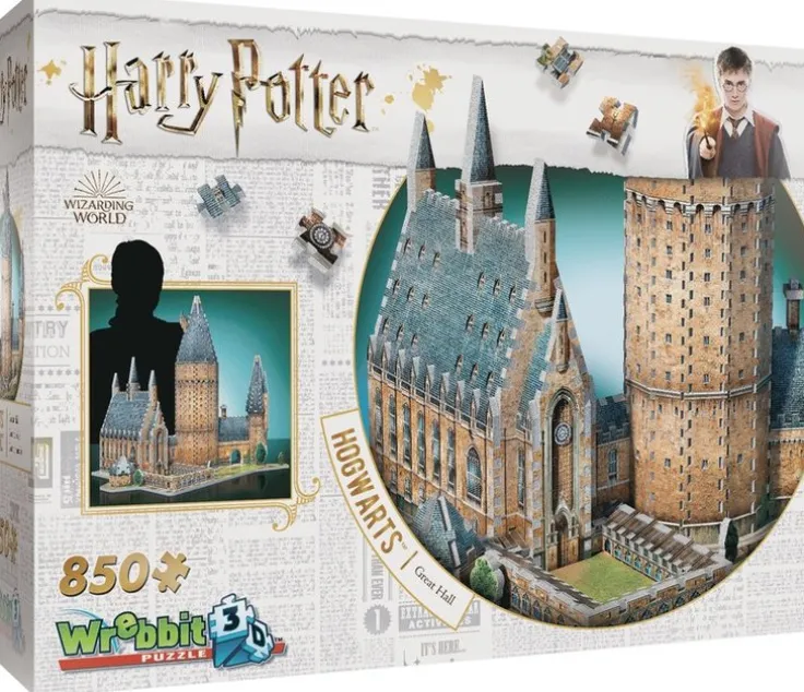 3D-pussel 850 bitar Harry Potter Hogwarts Great Hall