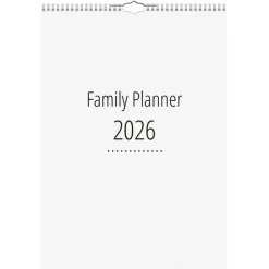 Familjekalender 2026 A3 8 kolumner