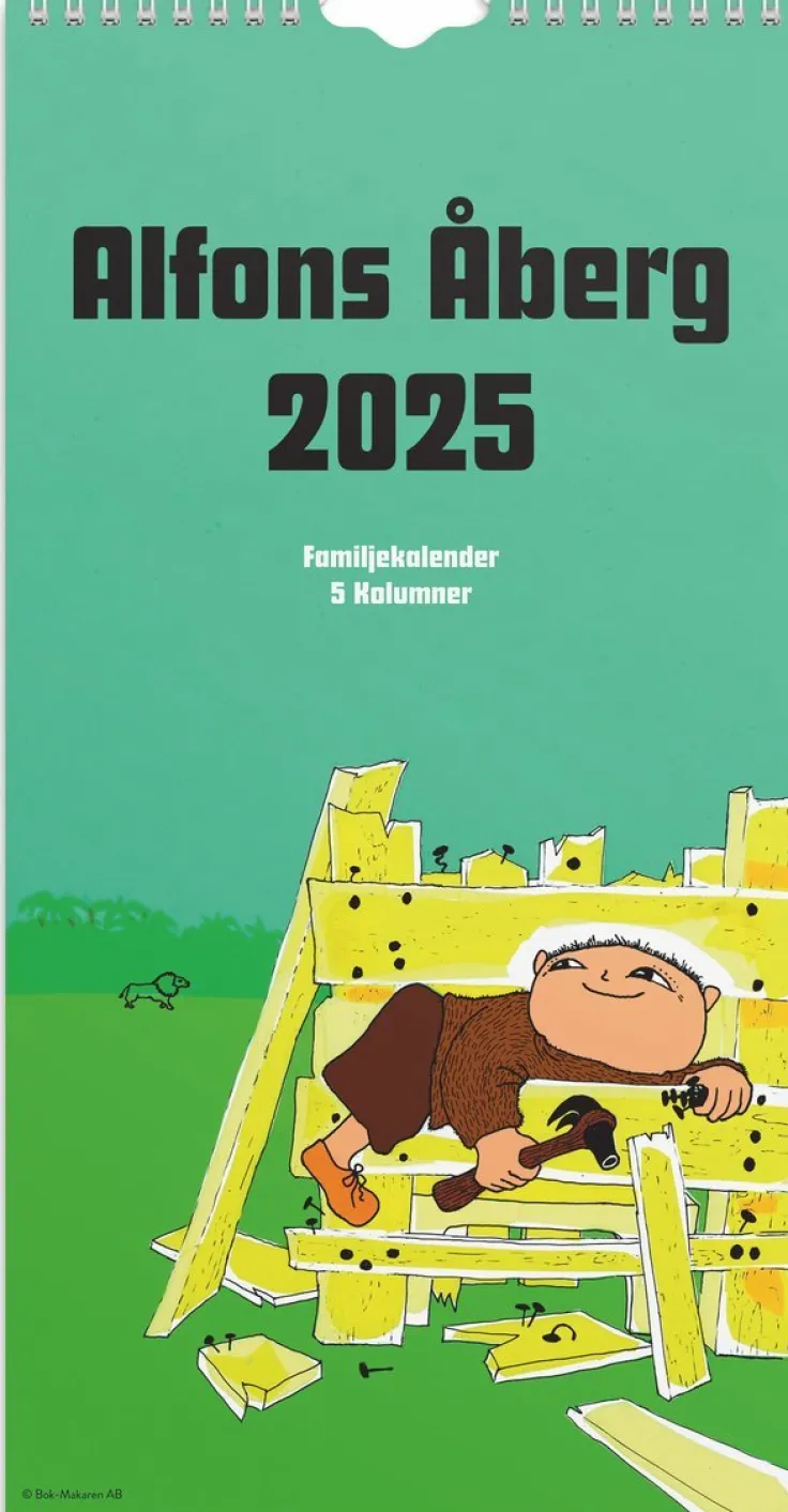Familjekalender 2025 Alfons Åberg