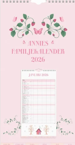 Familjekalender 2026 Annies familj