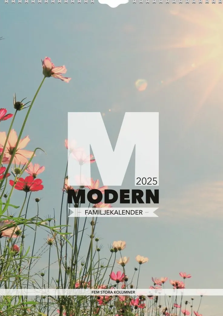 Familjekalender 2025 Modern