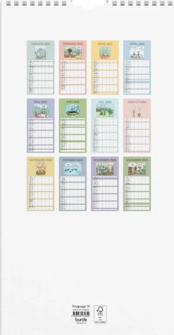 Familjekalender 2025 Rolig