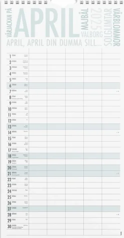 Familjekalender 2025 TrendArt