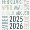 Familjekalender 2025-2026 TrendArt