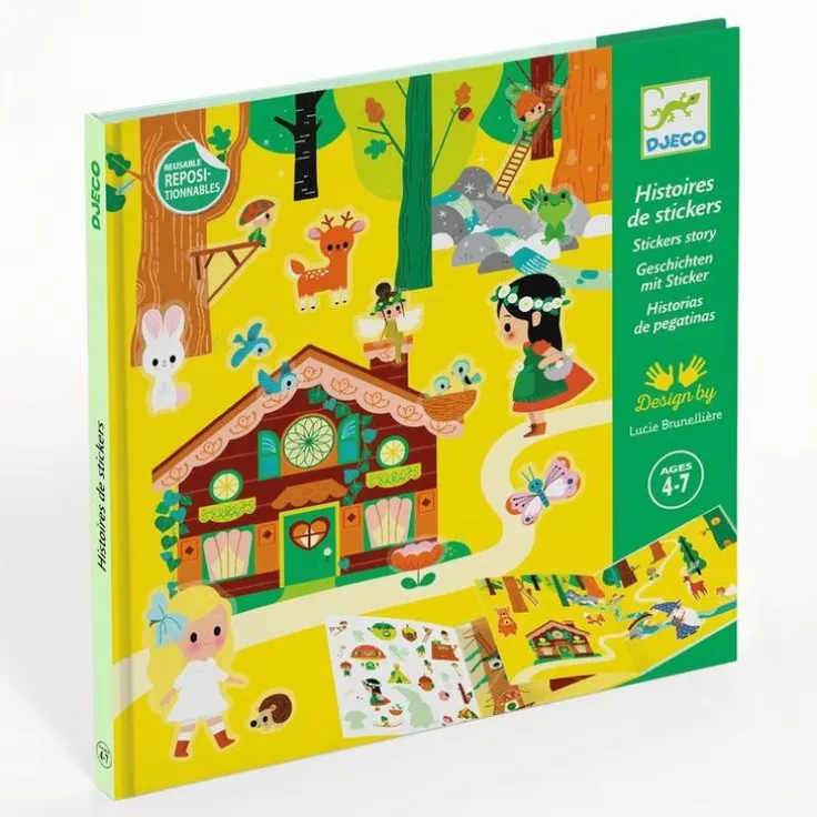 Flyttbara stickers - Förtrollad skog