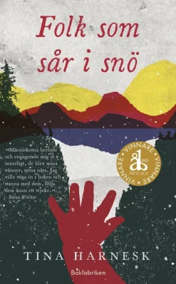 Folk som sår i snö