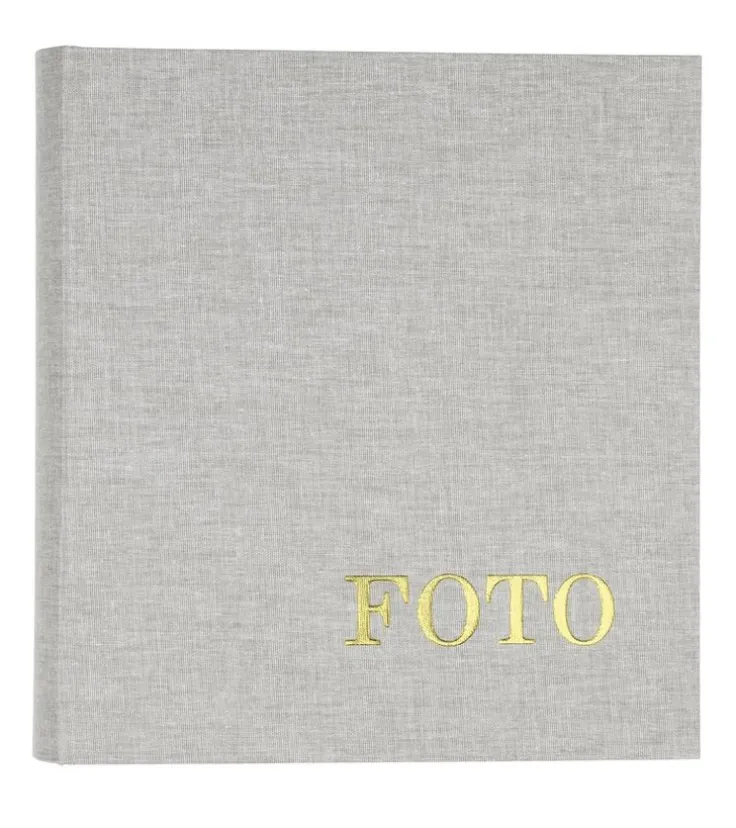 Fotoalbum 200 fickor FOTO grå