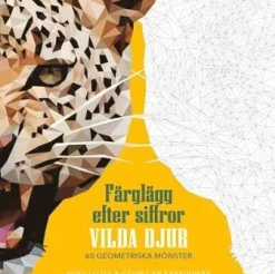 Färglägg efter siffror. Vilda djur